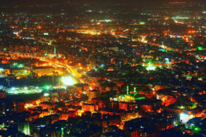 Damascus. Night view